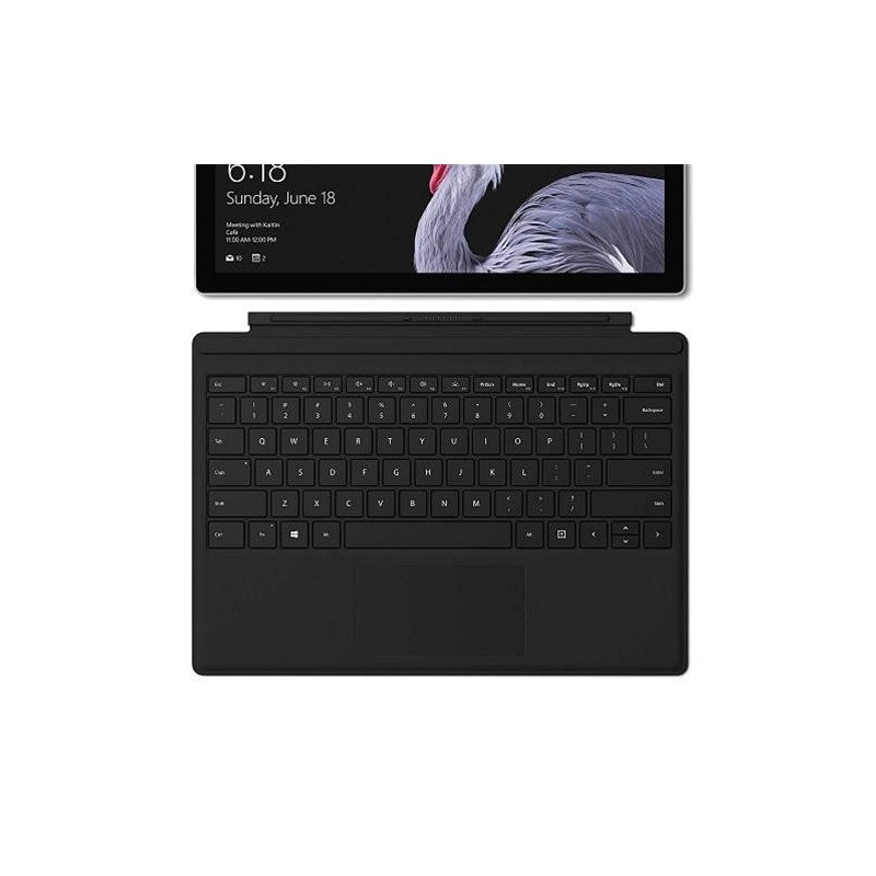 MICROSOFT SURFACE PRO SIGNATURE TYPE TASTIERA COVER NERA ITALIANA CON STICKER REFURBISHED