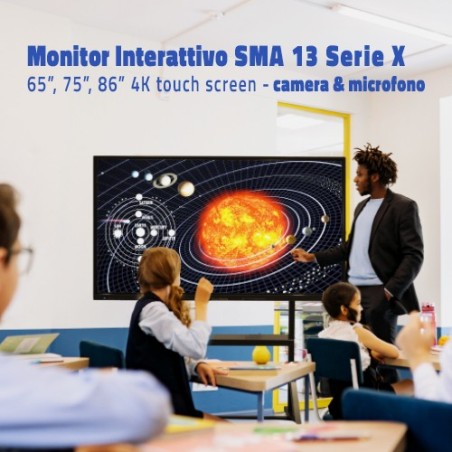 Monitor Sma series pro da 65" 4K player android 13